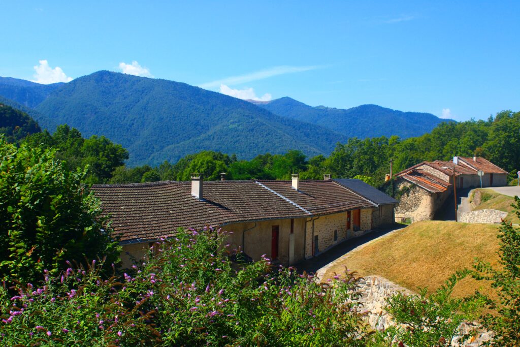 Joli village d'Axiat en Ariège