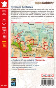 GR10 : Pyrénées centrales, GRP du Val d'Azun et d'Oueil-Larboust, de Arrens-Marsous à Bagnères-de-Luchon