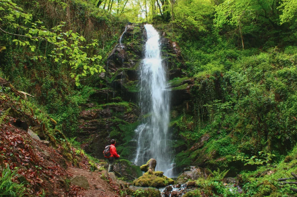 Seconde cascade de la Piche vu d'en bas