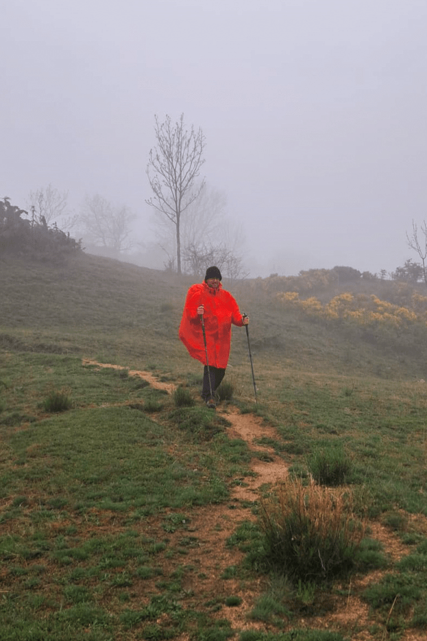 Le poncho, utile pour rester au sec les jours de pluie et de brouillard