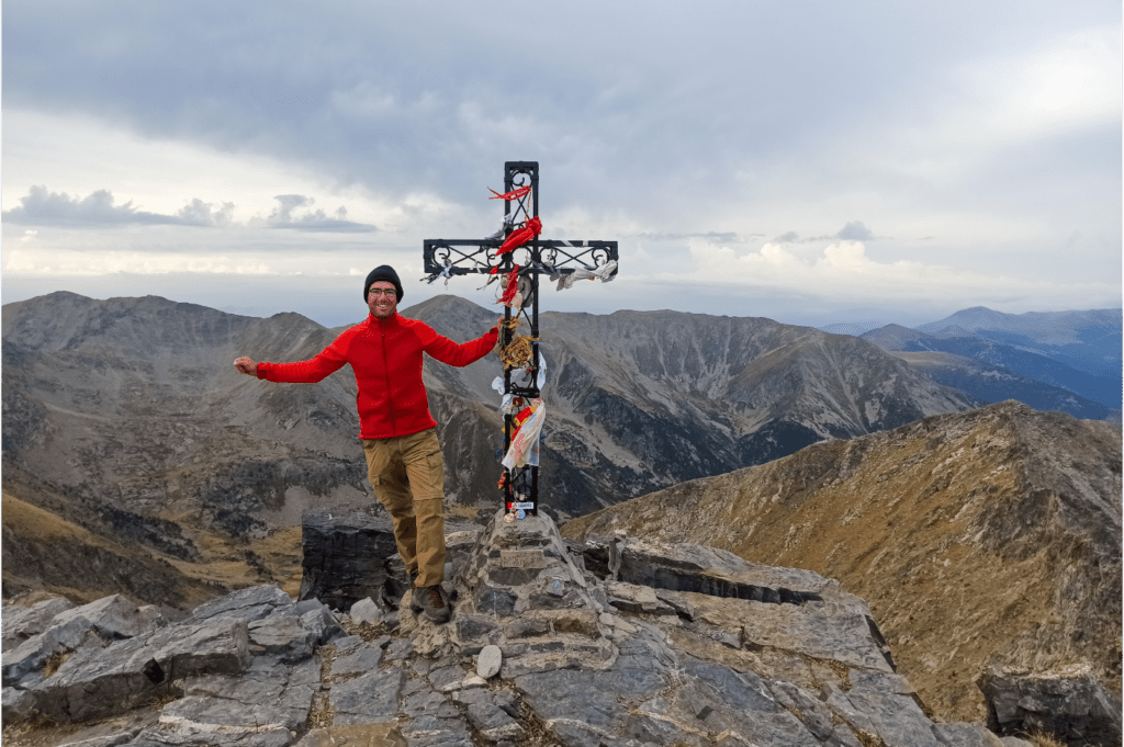 Sommet du pic du Canigou, dernier détour sur le GR10