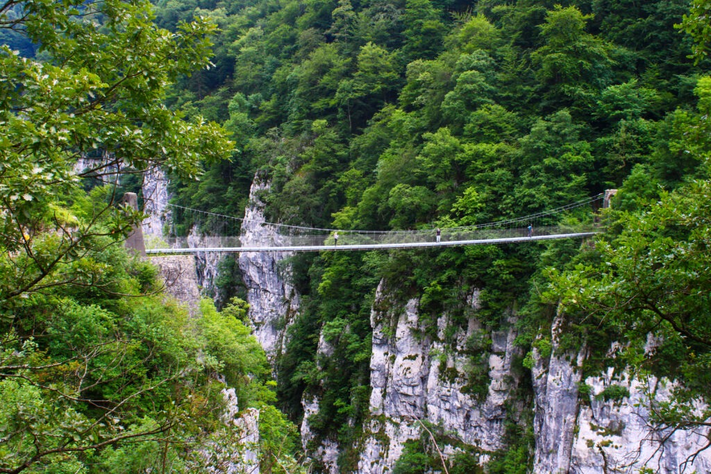 La passerelle d'Holtzarte, un instant sensationnel et un grand moment du GR®10