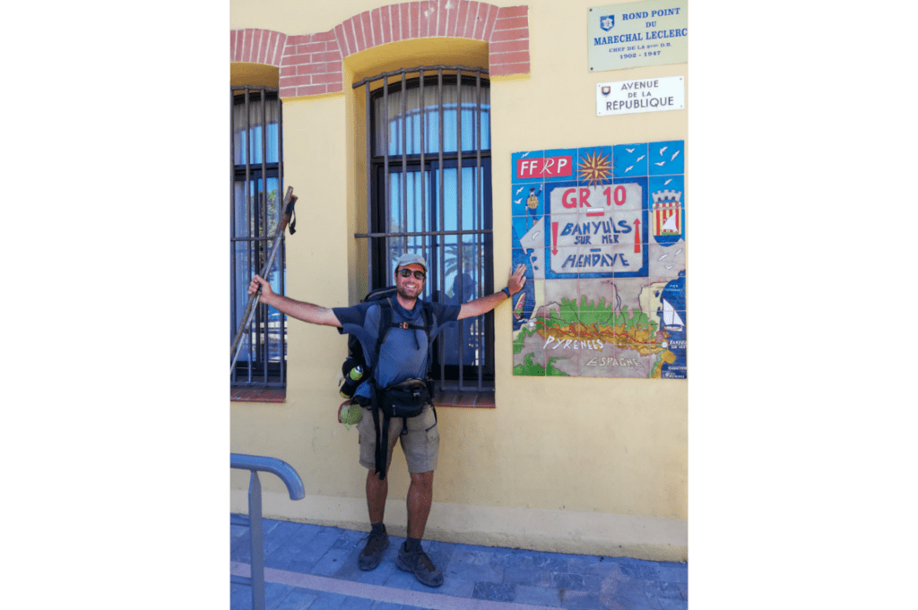 C'est l'arrivée à Banyuls-sur-mer et la fin de mon GR10 !