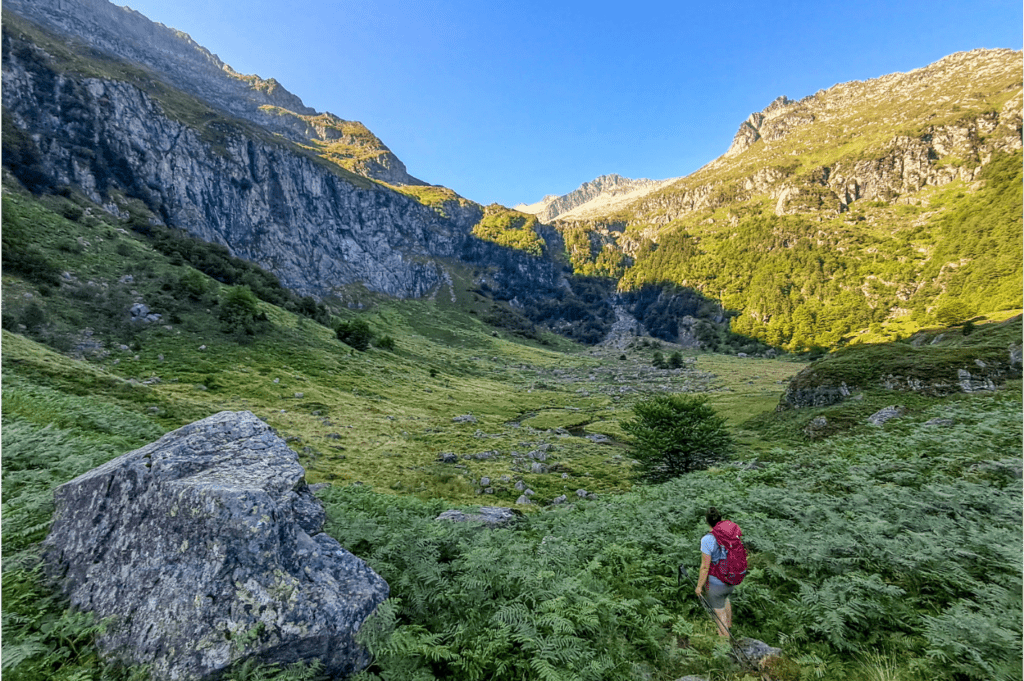 Le majestueux cirque de Garbettou, première étape de la randonnée