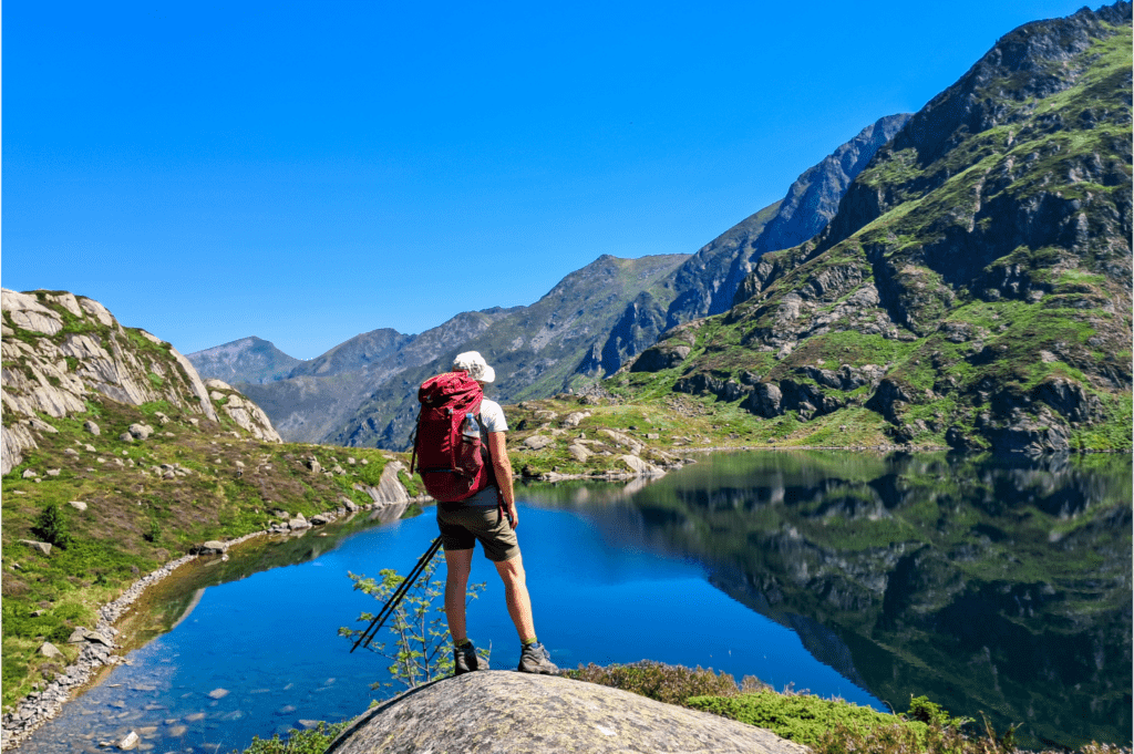 Superbes reflets sur l'étang du Garbet