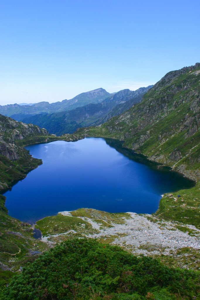 Nous redescendons vers l'étang du Garbet, le panorama est superbe