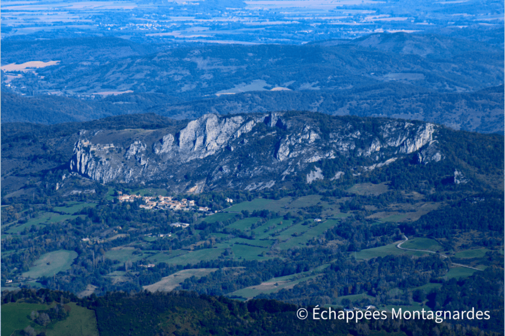 Vue sur Roquefixade